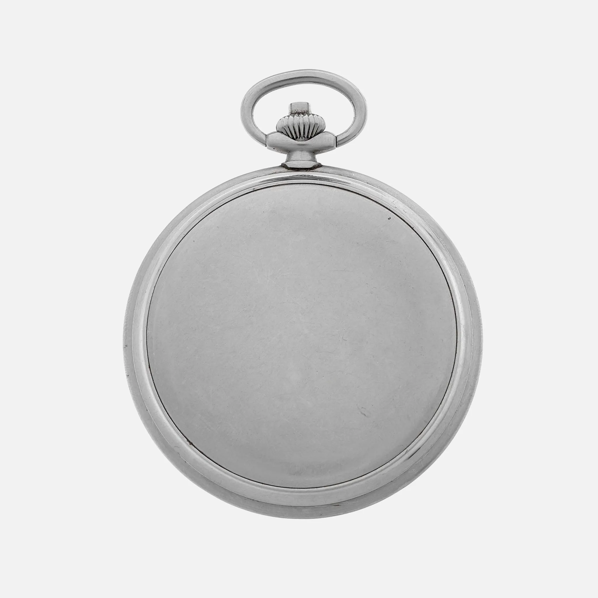 1940s Heuer Single-Button Chronograph Pocket Watch