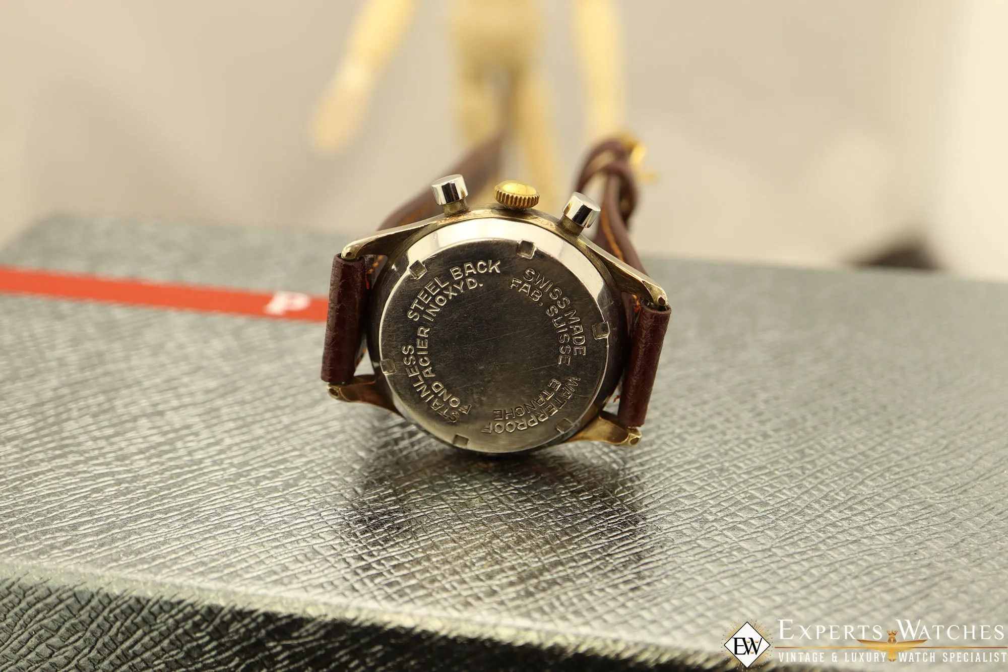 1950s Serviced Vintage Lemania 105 Chronograph Gold Cal 1270 (320 / 321) Watch