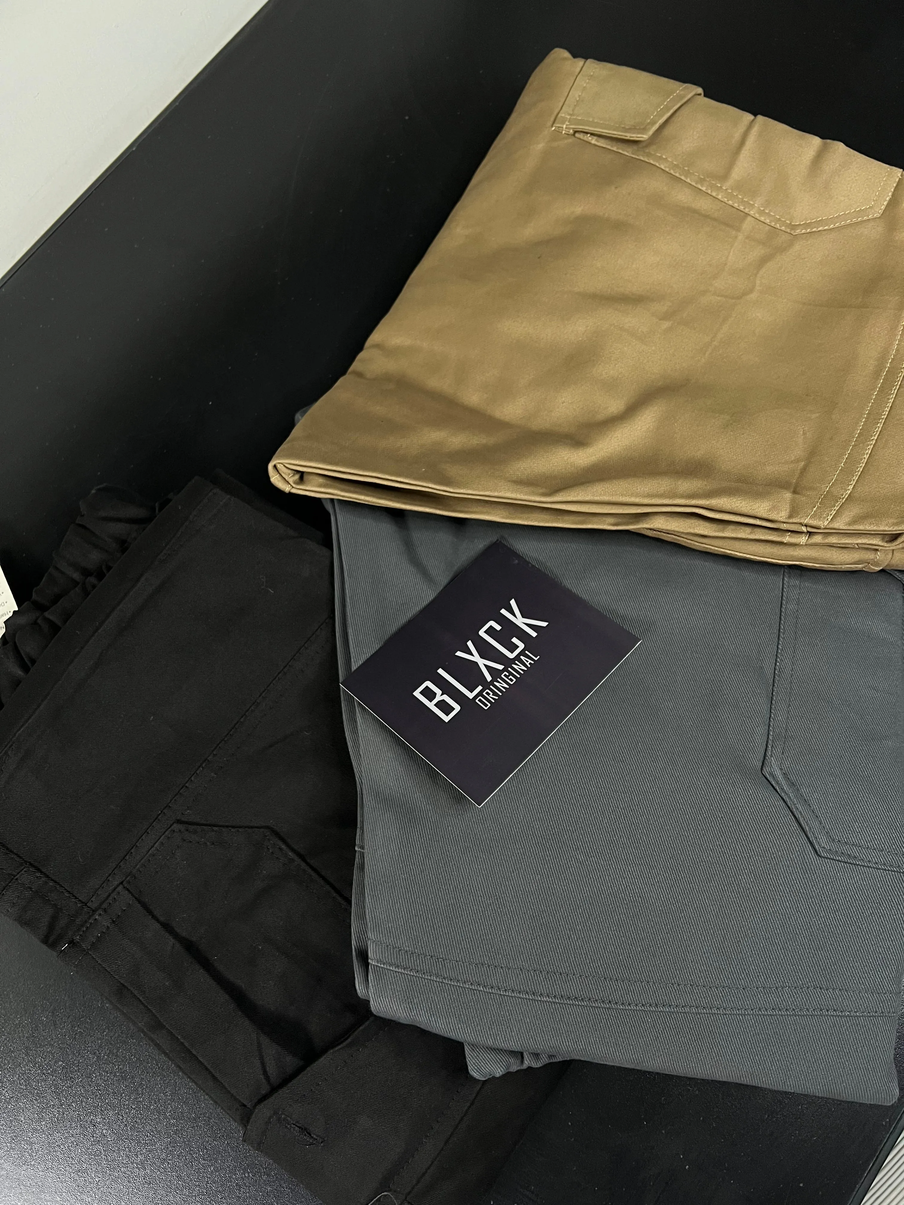 6 Pocket Cargo Trouser Black