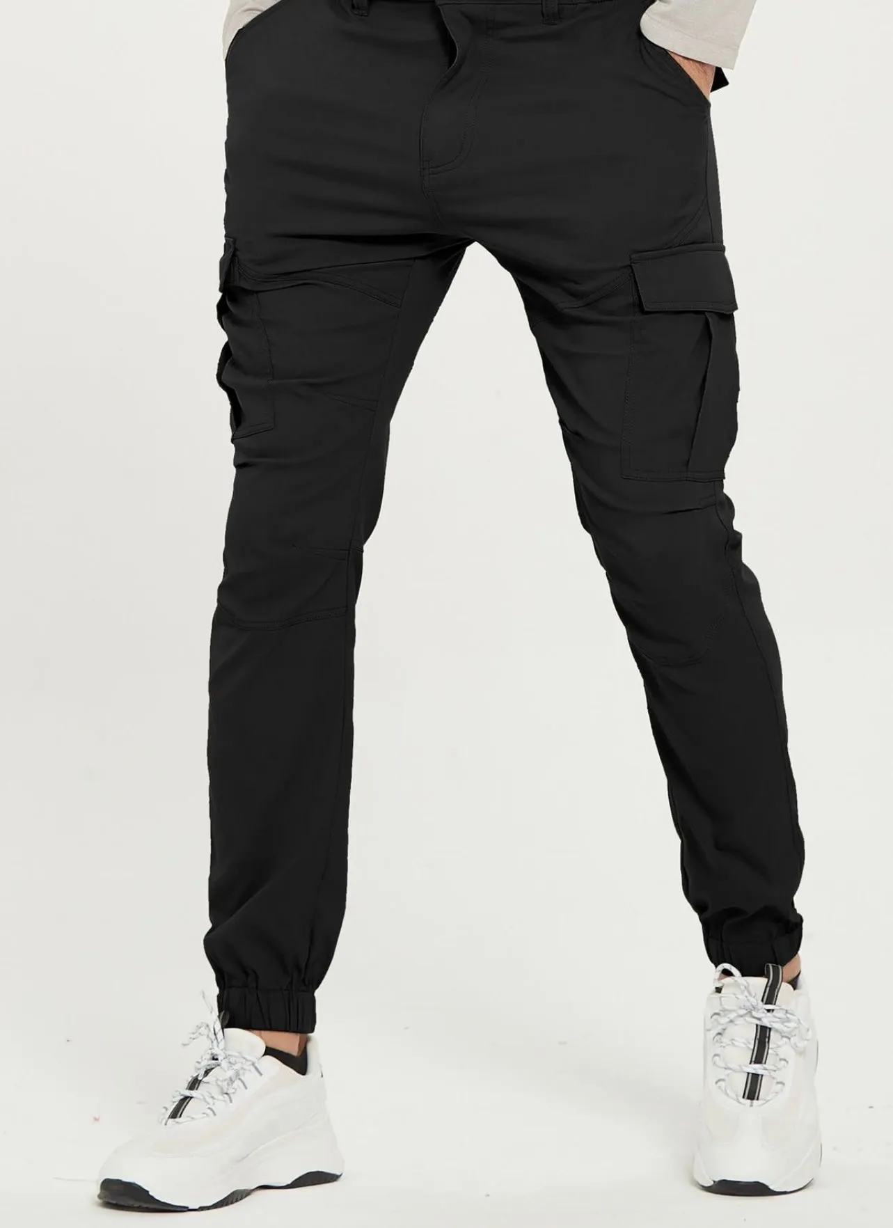 6 Pocket Cargo Trouser Black