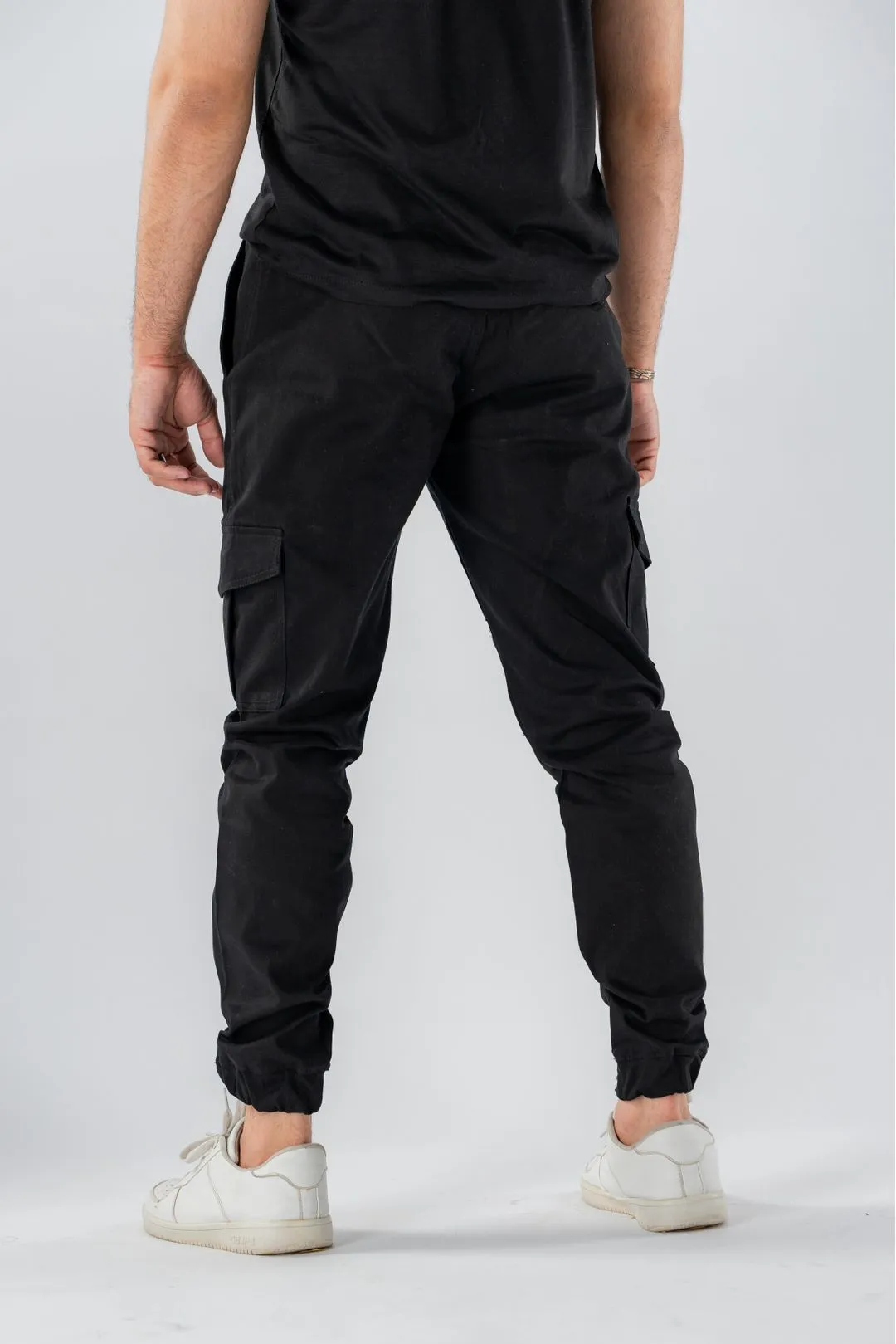 6 Pocket Cargo Trouser Black
