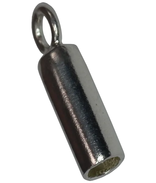92.5 Sterling Silver  Long Cord Ends