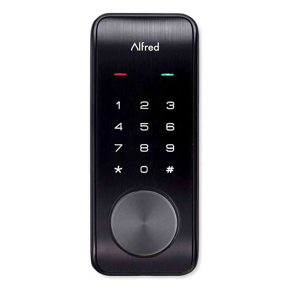 Alfred DB2-B Smart Lock Touchscreen Deadbolt, Bluetooth, with Key