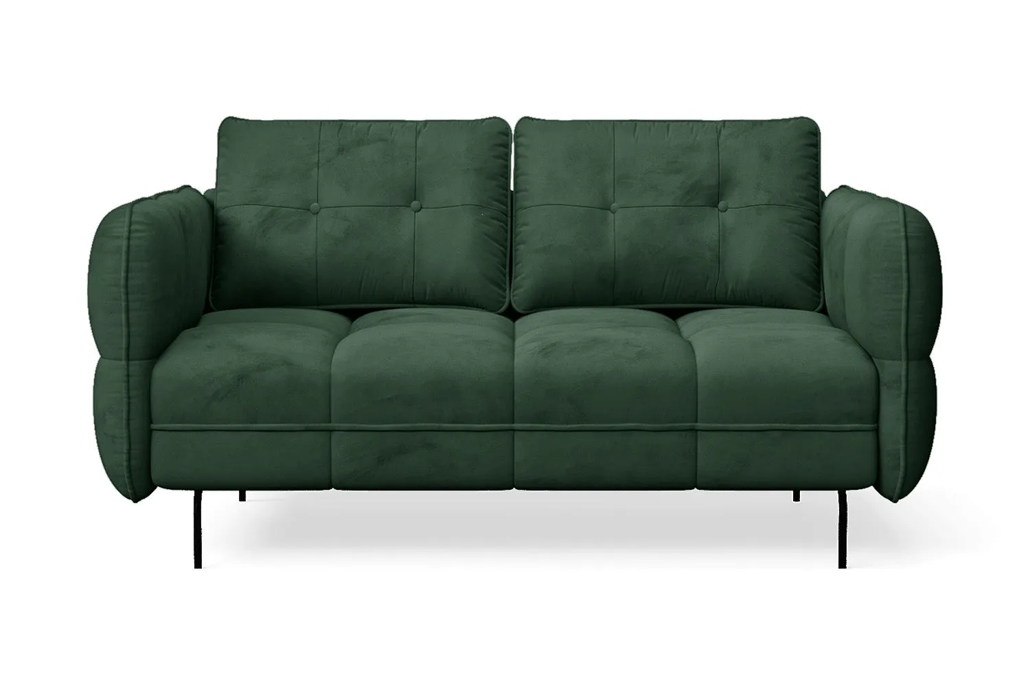 Anzio 2 Seater Sofa Green Velvet