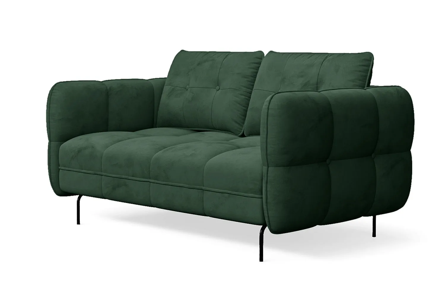 Anzio 2 Seater Sofa Green Velvet