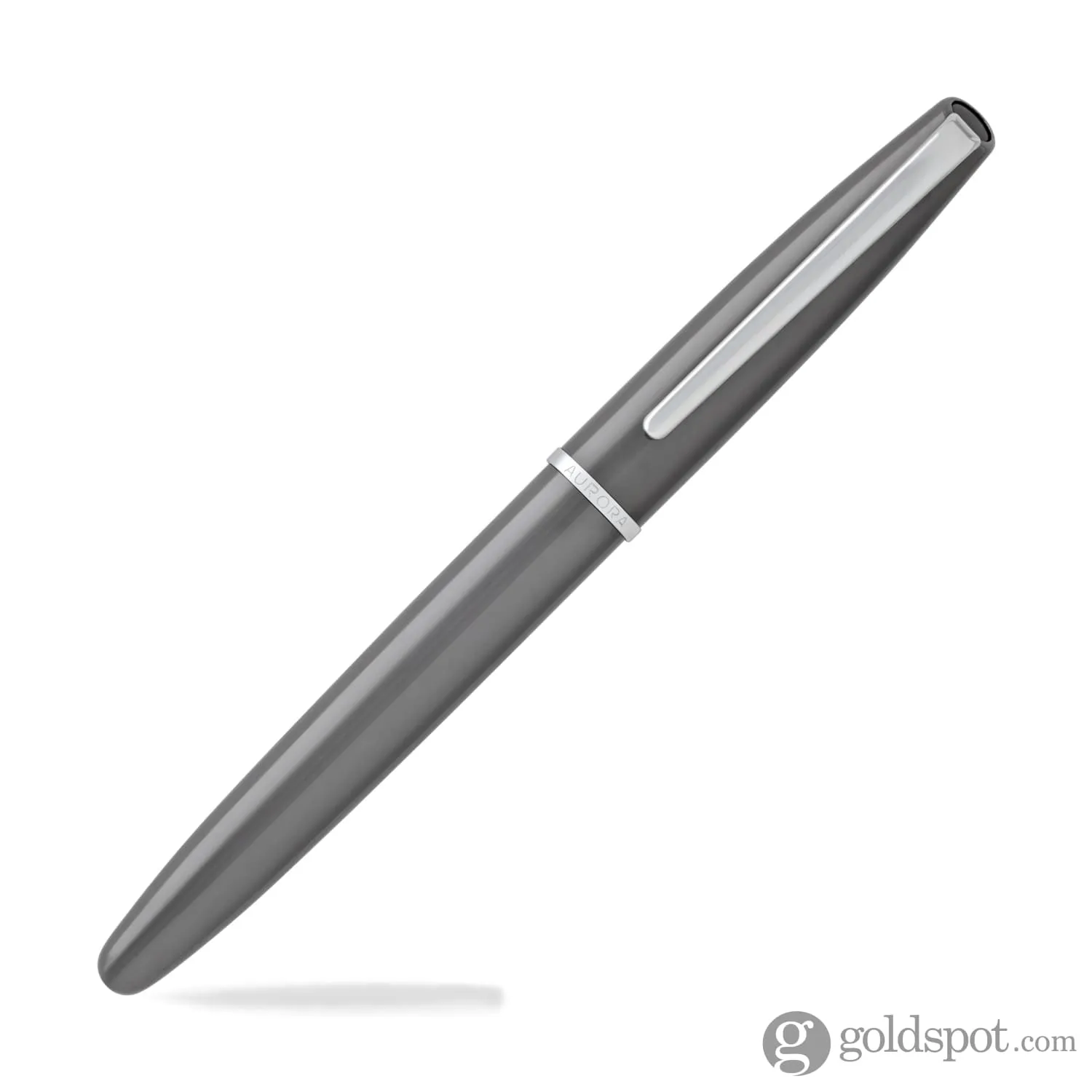 Aurora Style Lacquer Fountain Pen in Shiny Gunmetal