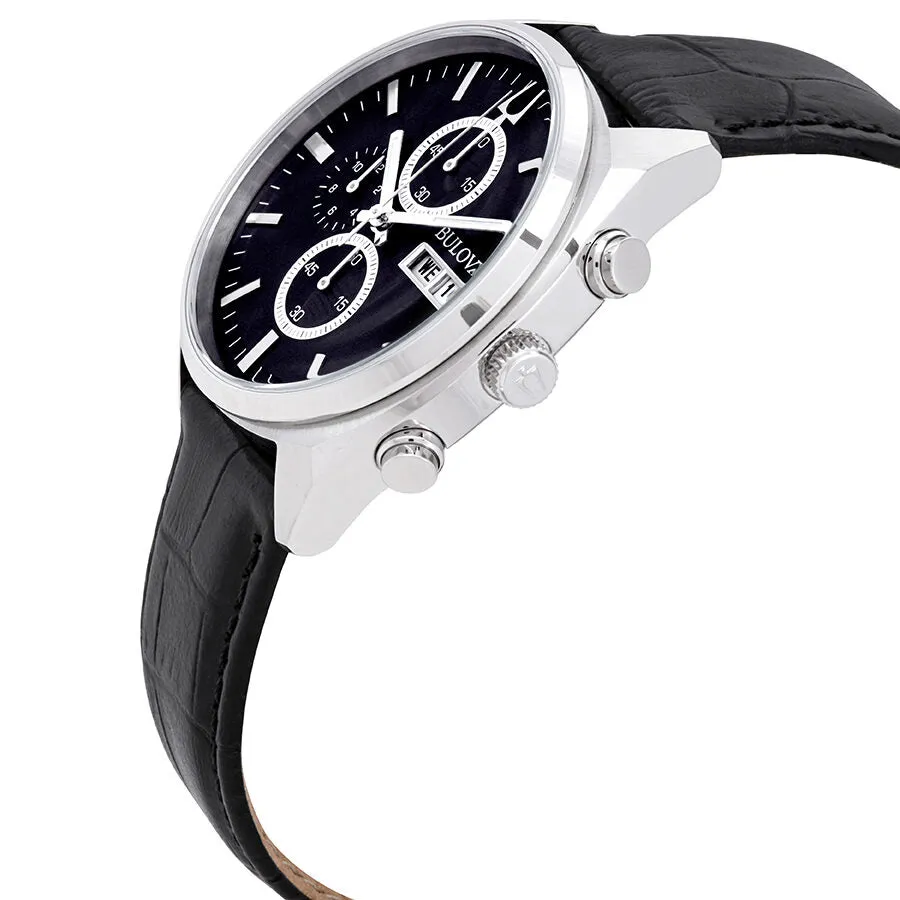 Bulova Classic Chronograph Black Dial Men's Watch 96C133