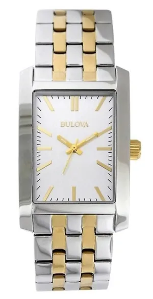 Bulova Classic Quartz Silver Dial Two-tone Men's Watch 98A137