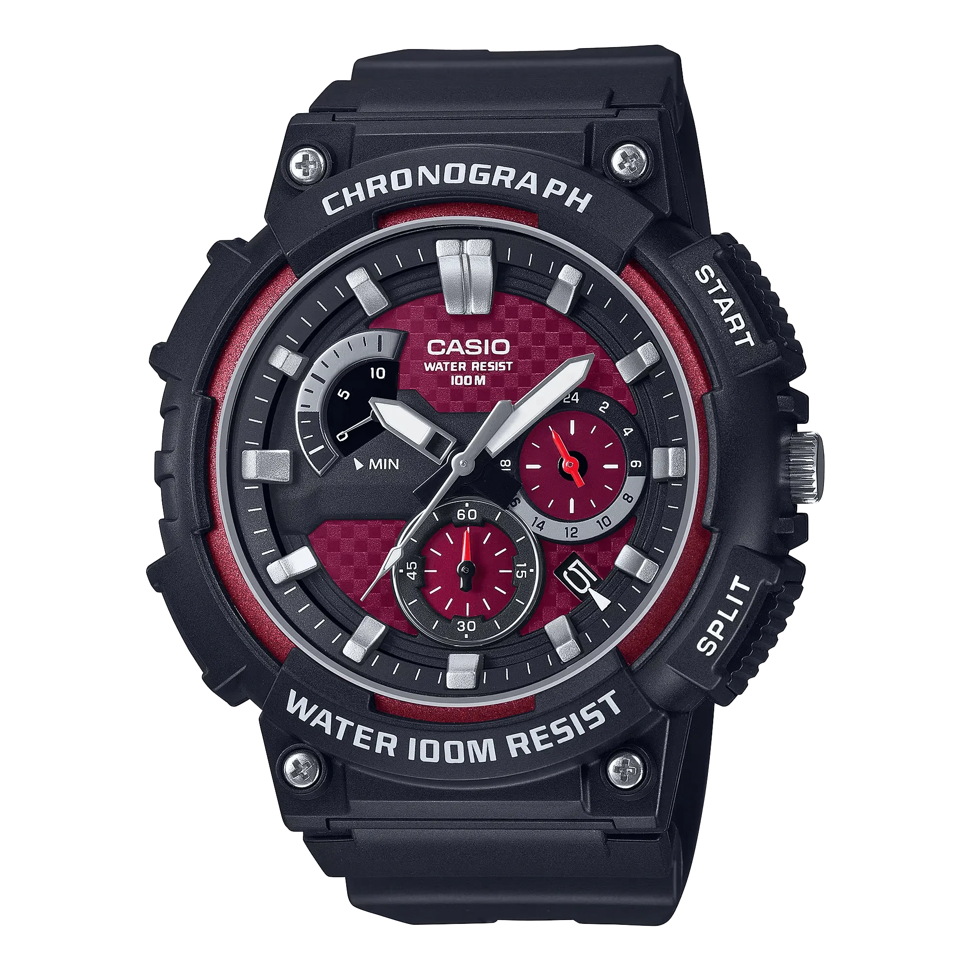 Casio Analog Watch w/ Retrograde Chronograph
