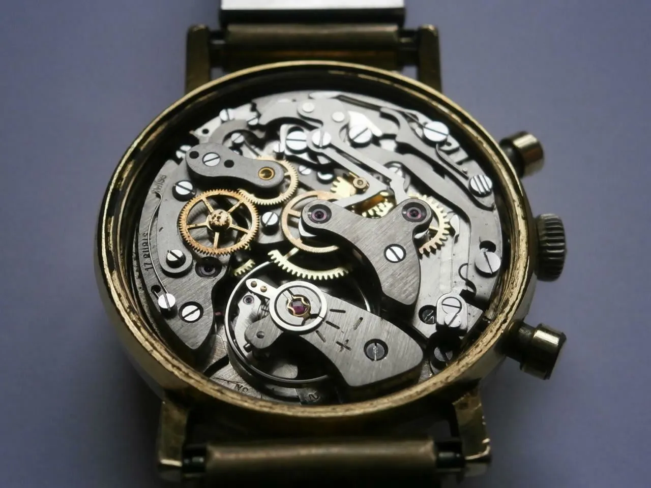 Collectible Vintage CHRONOGARAPH AVIA wristwatch mechanical watch LANDERON 248