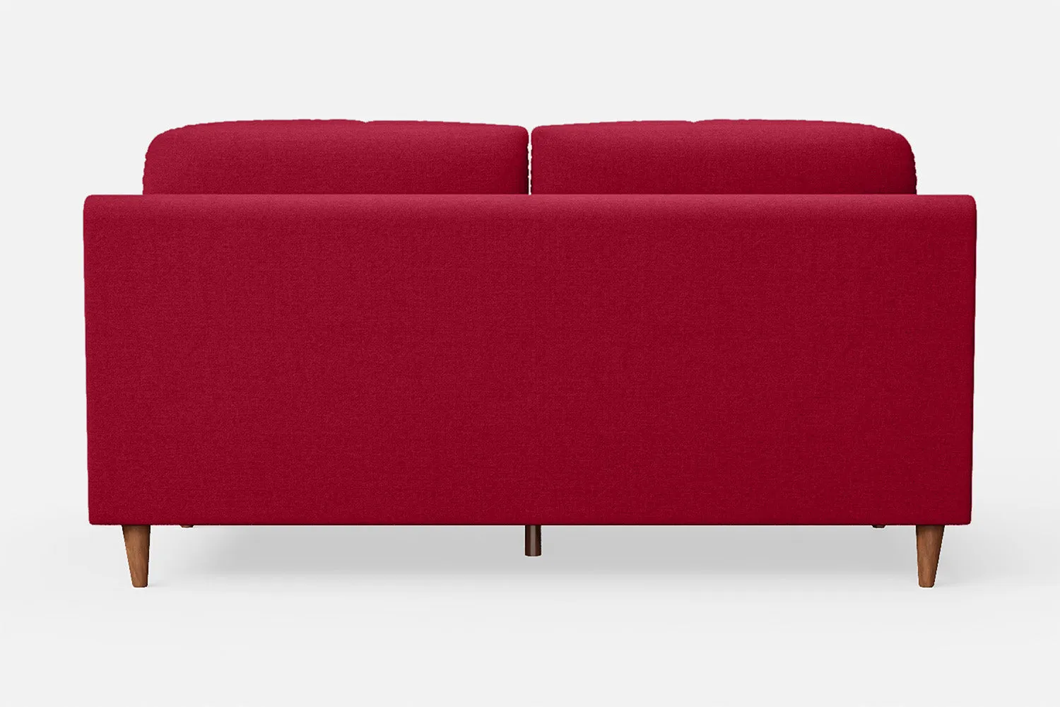 Cosenza 3 Seater Sofa Red Linen Fabric