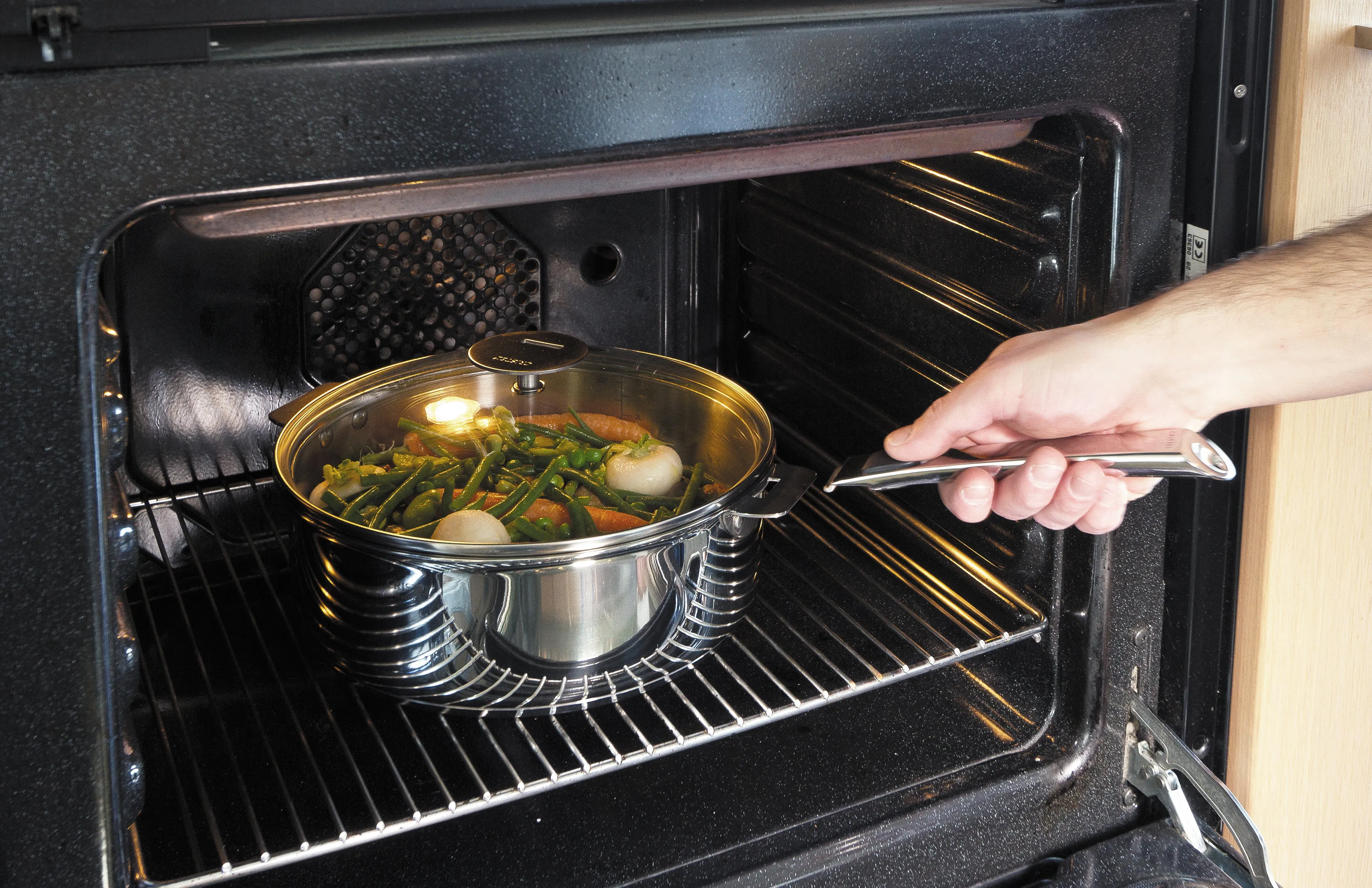 Cristel Casteline Detachable Handle 8'' Frying Pan Exceliss Non-Stick Coating