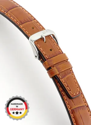 Dallas - Cognac - Alligator Grained