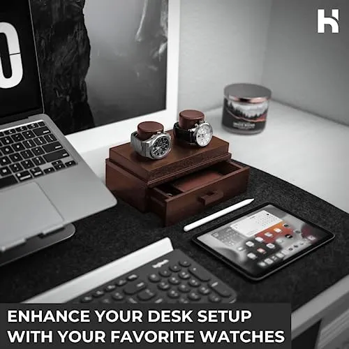 Display Your Favorite Watches with The Weekender Case for 2 Watches