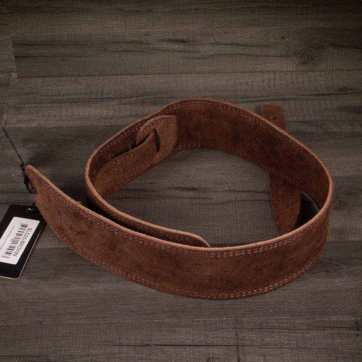 DSL SLS25-Brown Suede Guitar Strap