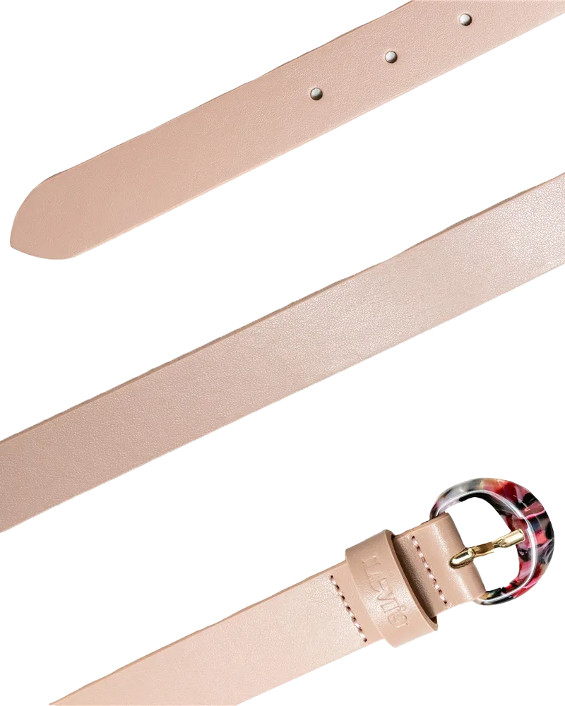 Feminine Shell Belt in Light Pink