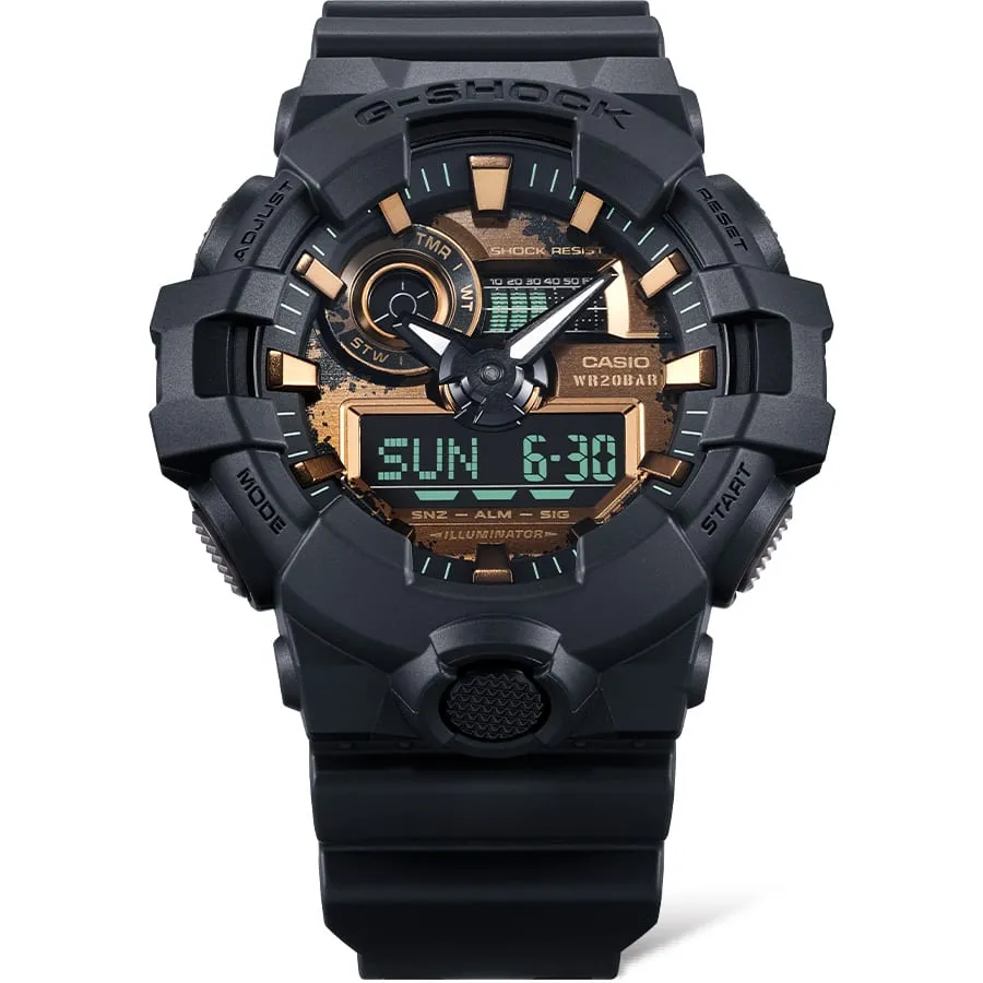 G-Shock Digital Black Resin Band Men's Watch GA700RC-1A