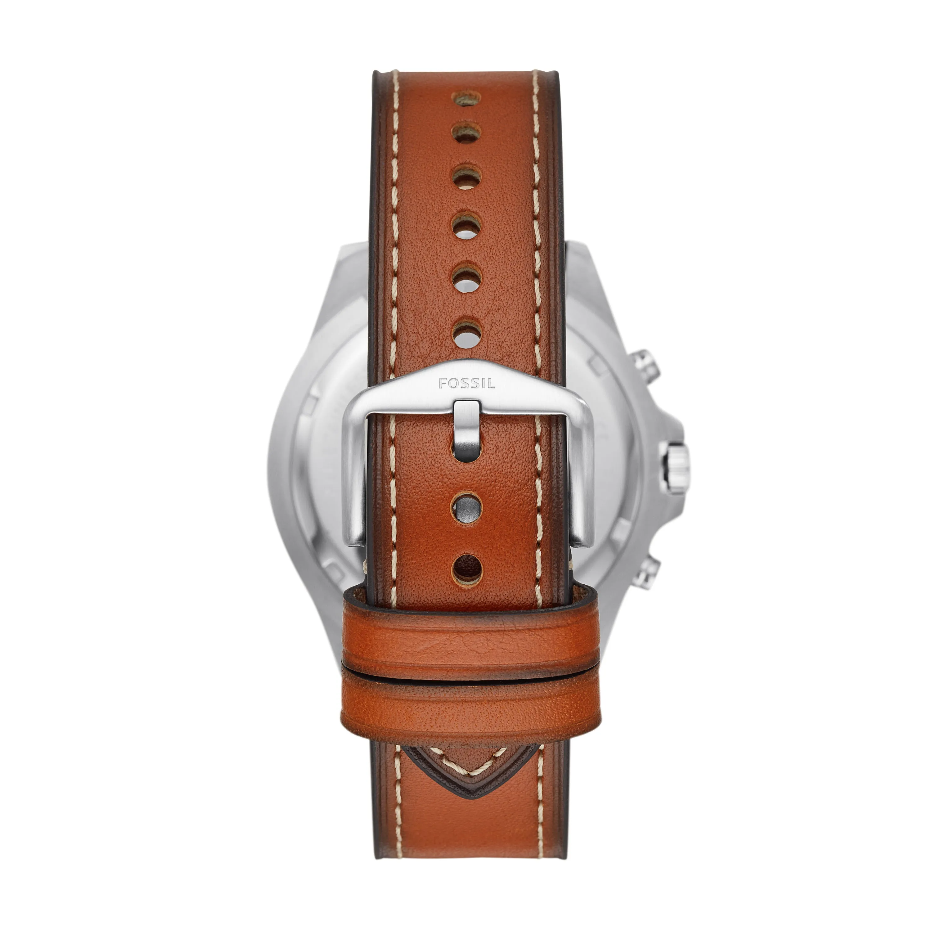 Garrett Chronograph Luggage Leather Watch