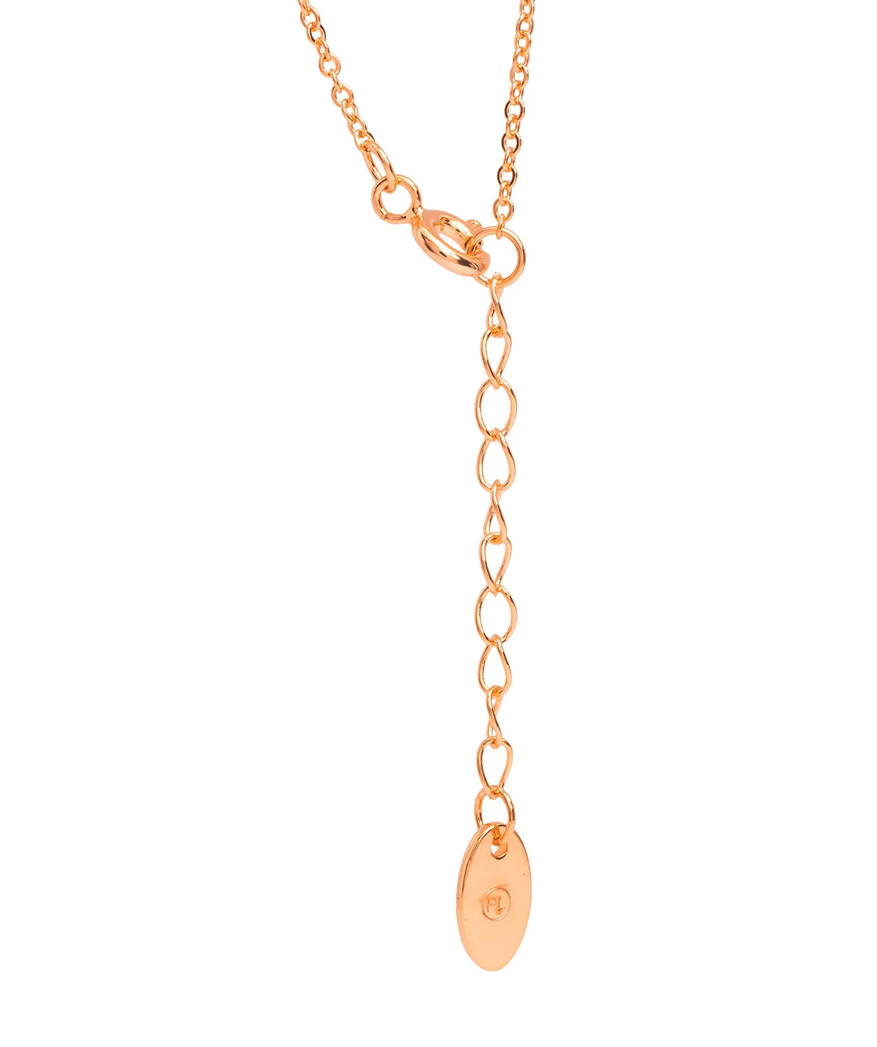 Gift Packaged 'Borealis' 18ct Rose Gold Plated 925 Silver & Cubic Zirconia Circle Necklace