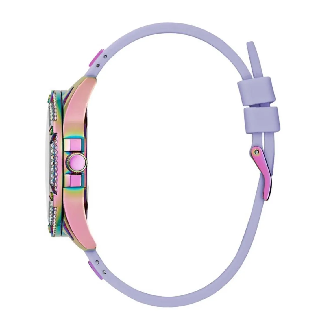 Guess Ladies 40 mm Purple Dial Multi-function Watch - GW0536L4