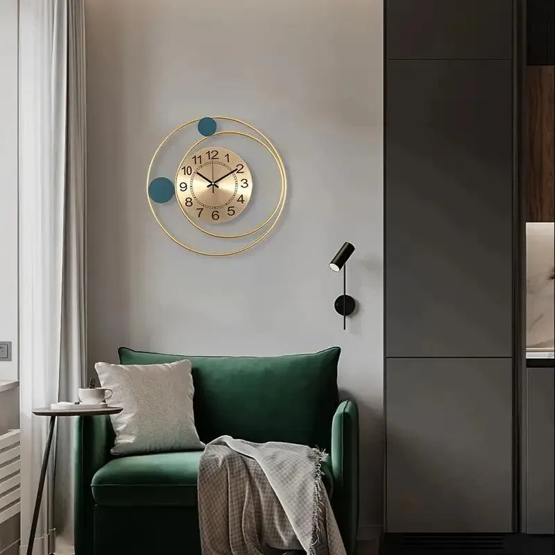 HALF ROUND WALL CLOCK