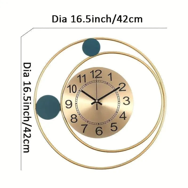 HALF ROUND WALL CLOCK