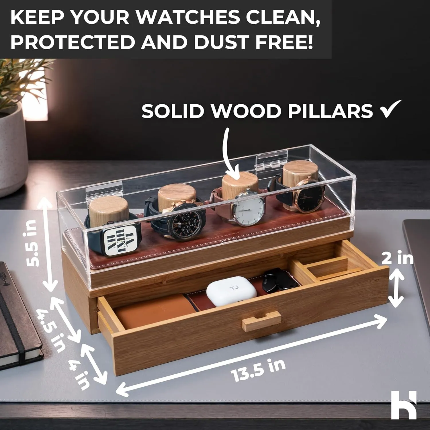 Holme & Hadfield Elevate Your Watch Collection With The Watch Deck Pro