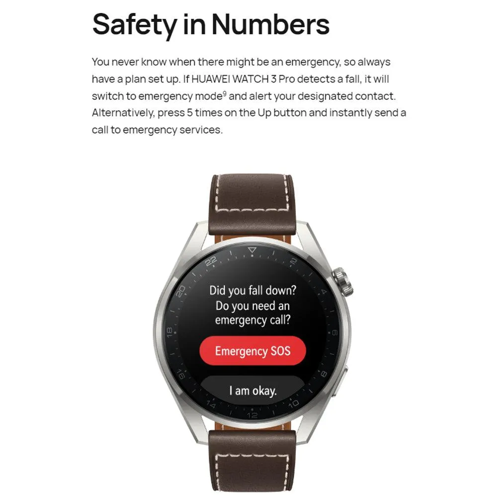 Huawei Watch 3 Pro GLL-AL01 (48mm - GPS) Titanium Gray Case With Titanium Strap