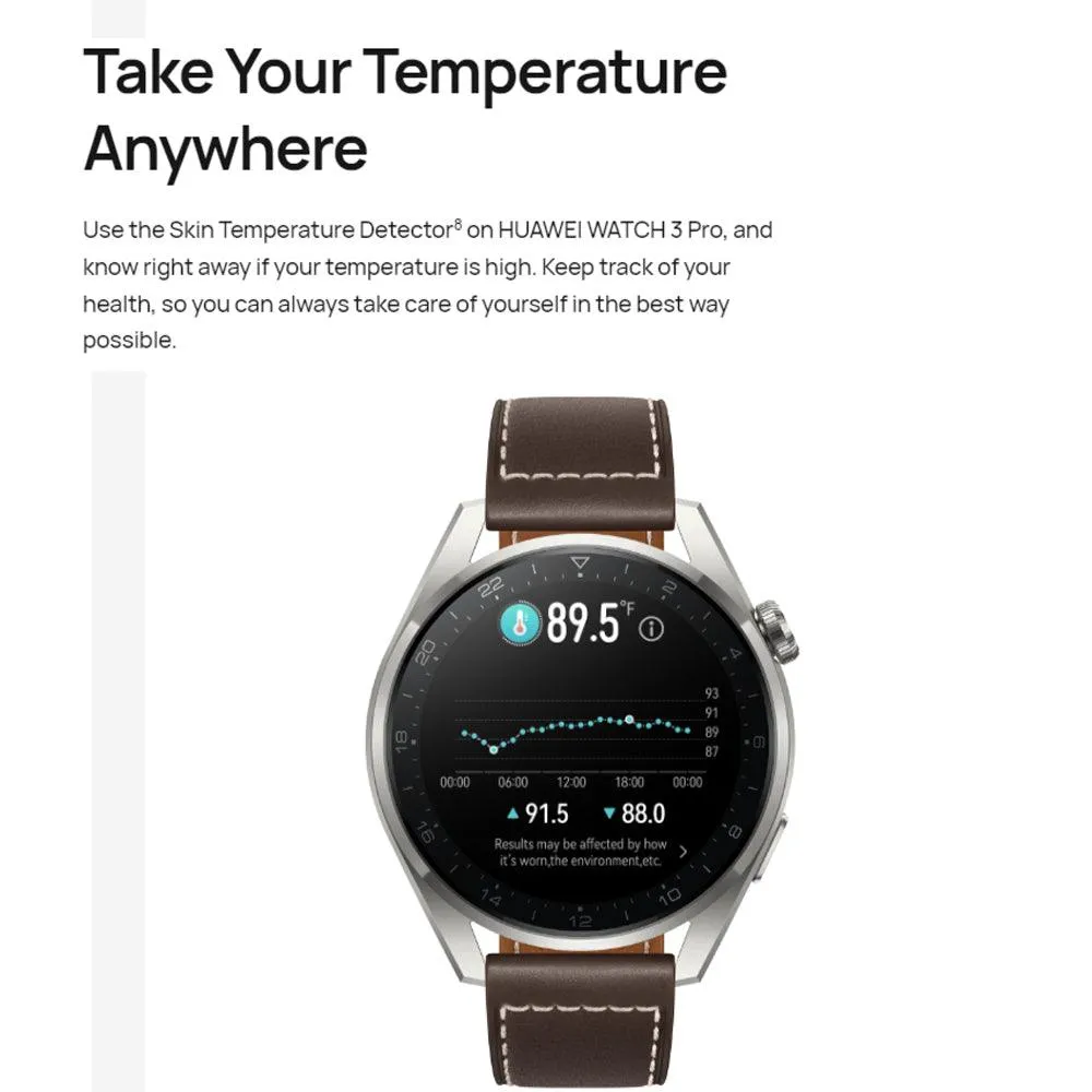 Huawei Watch 3 Pro GLL-AL01 (48mm - GPS) Titanium Gray Case With Titanium Strap