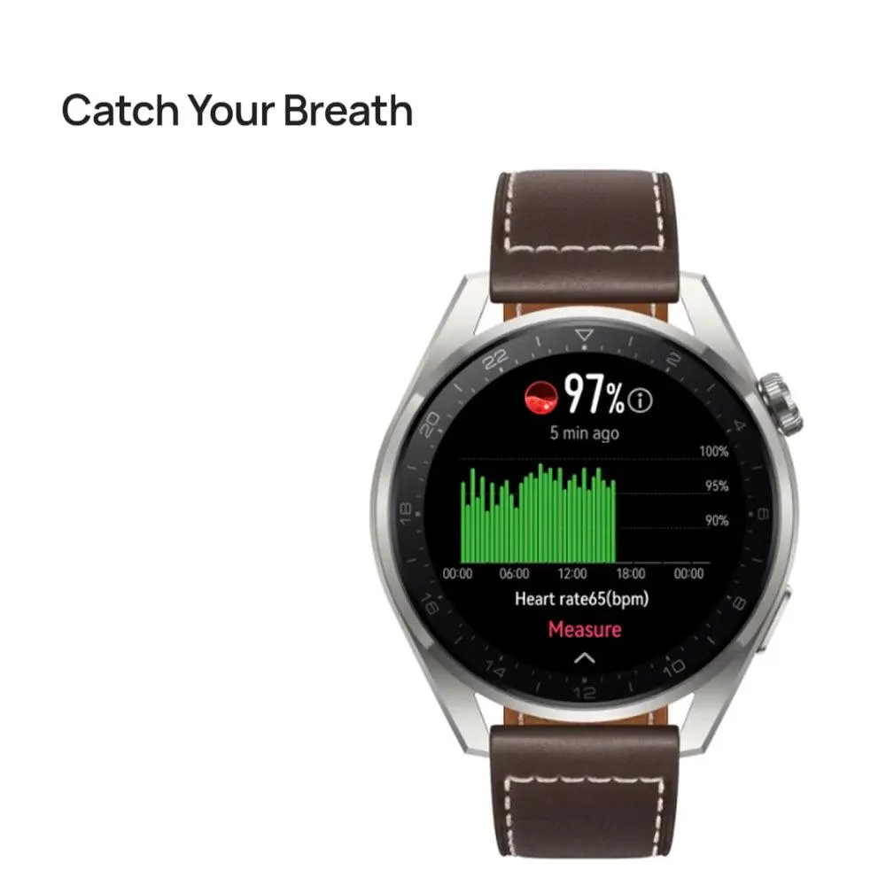 Huawei Watch 3 Pro GLL-AL01 (48mm - GPS) Titanium Gray Case With Titanium Strap