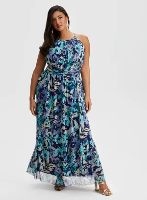 Leaf Print Dress