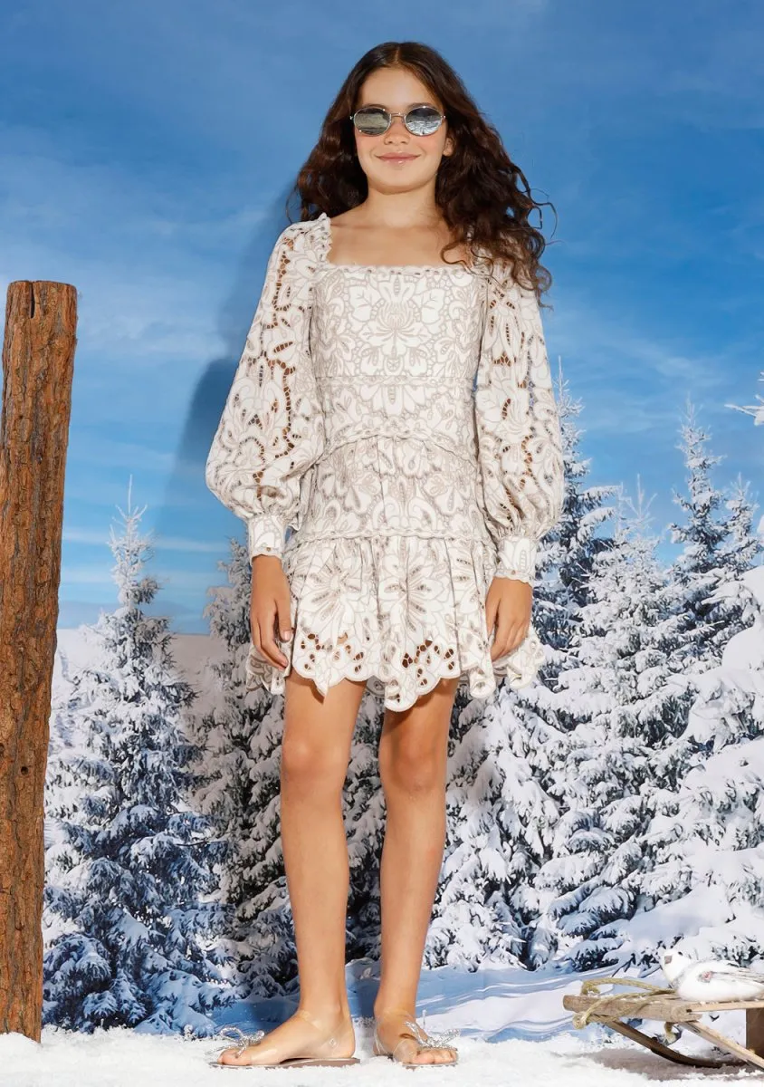 LILY EMBROIDERED DRESS