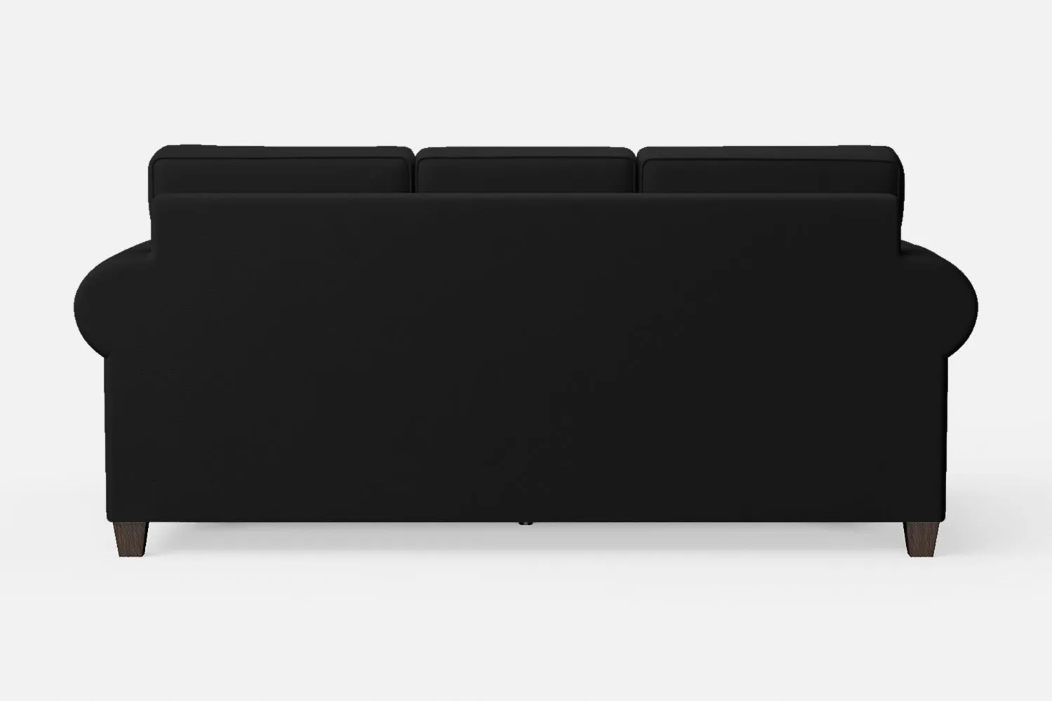 Marano 3 Seater Sofa Black Leather