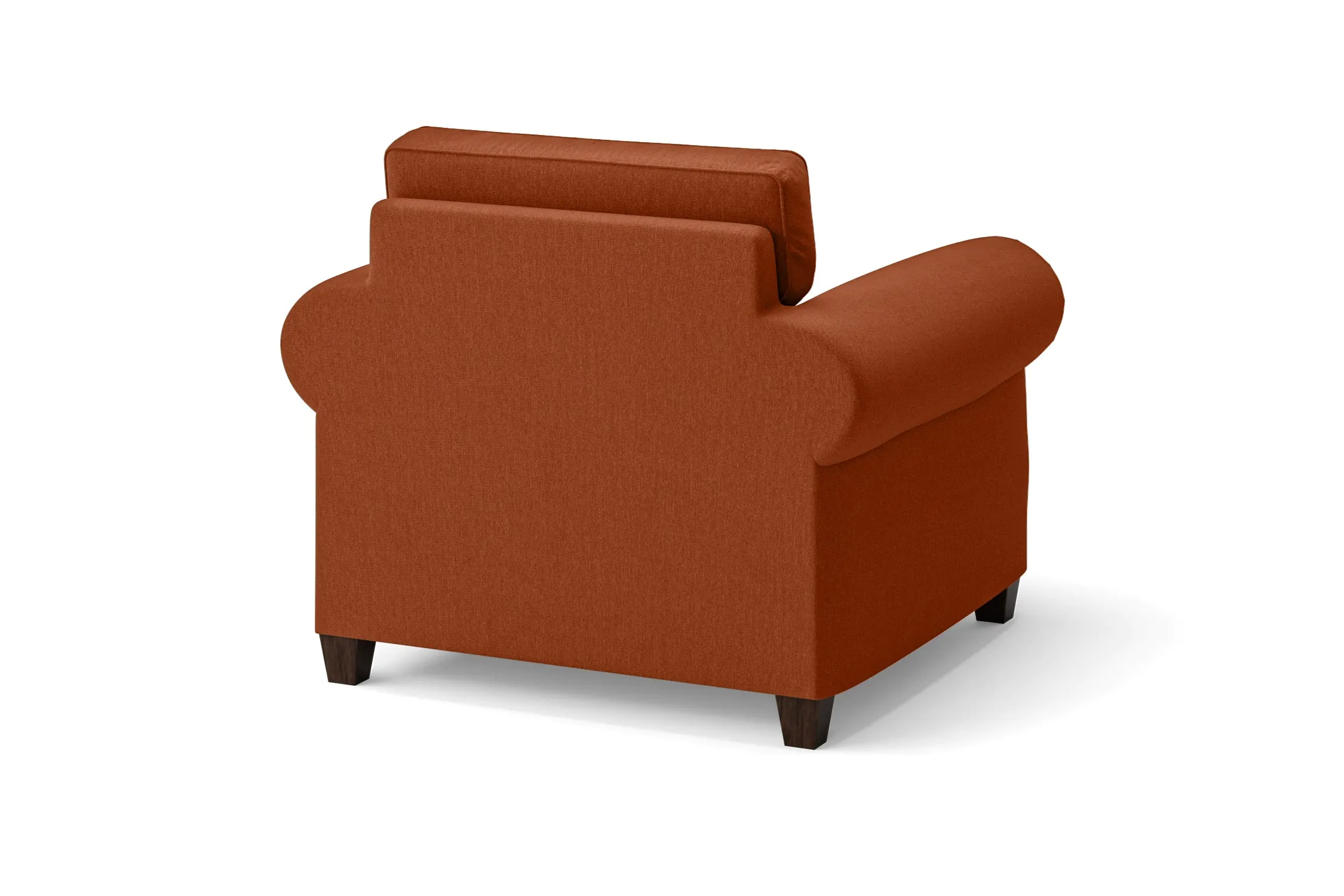 Marano Armchair Orange Linen Fabric