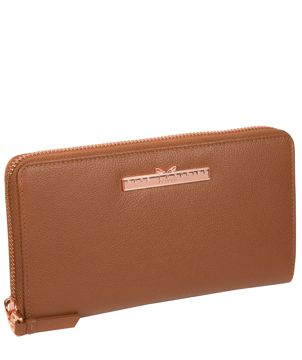 'Nardini' Tan Leather Purse