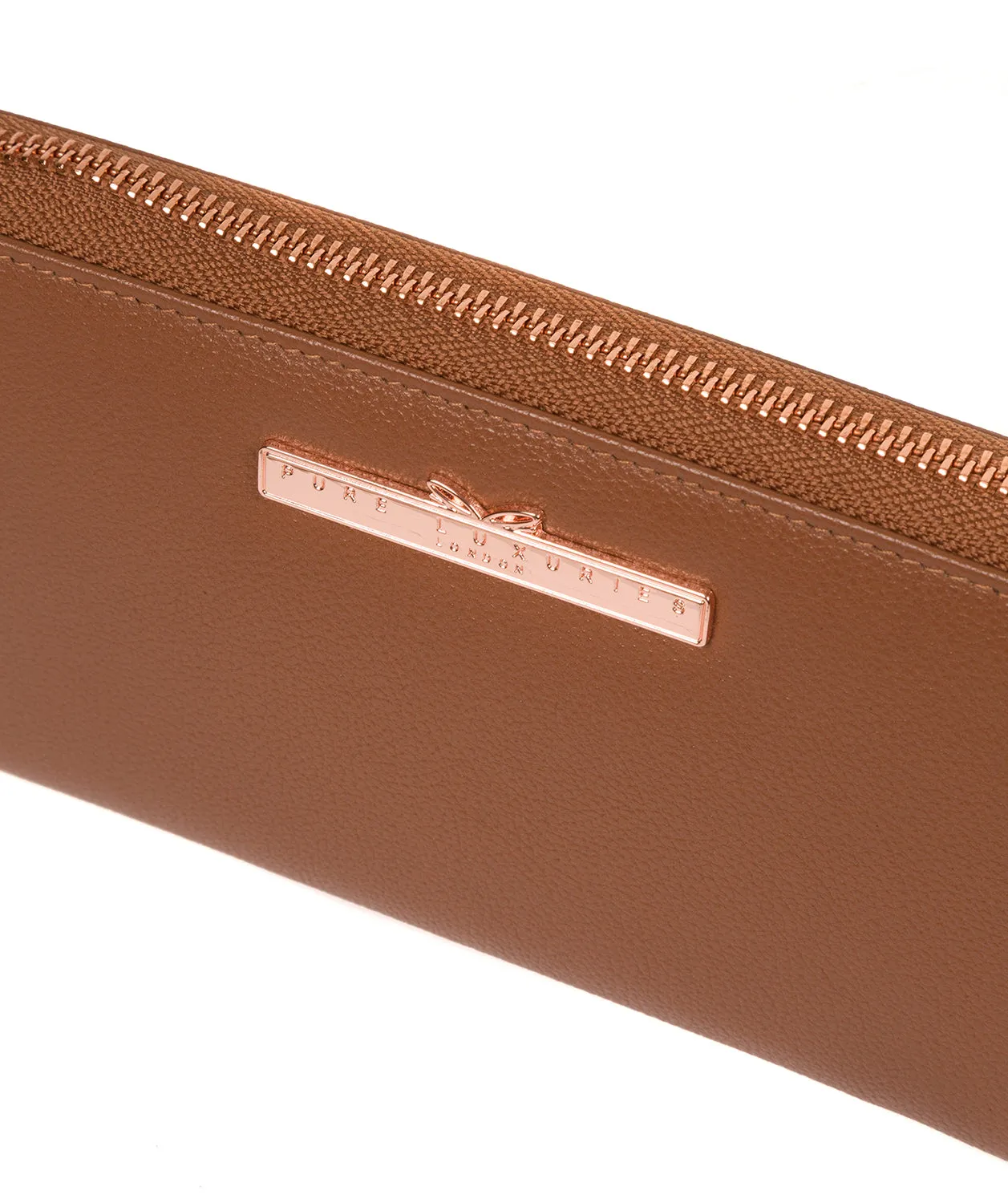 'Nardini' Tan Leather Purse