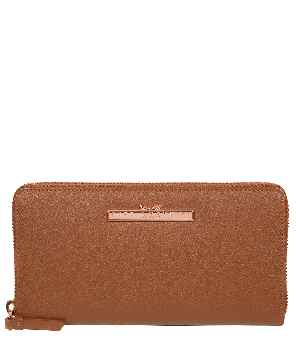 'Nardini' Tan Leather Purse