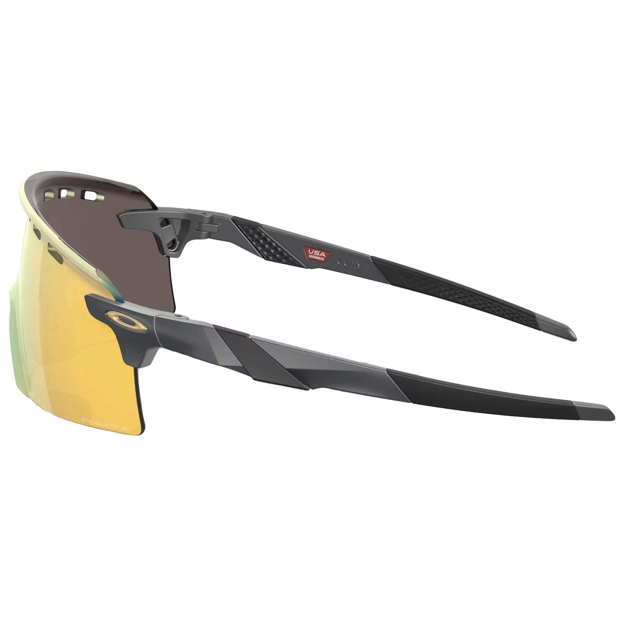 Oakley OO9235-0639 Men's OO9235 Encoder Strike Vented Rectangular Sunglasses, Matte Carbon