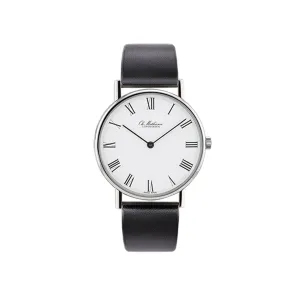 OM1.33.Q Watch, Black Leather
