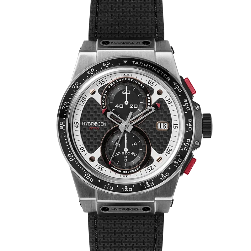 Otto Black Carbon Sport Chronograph Timepiece