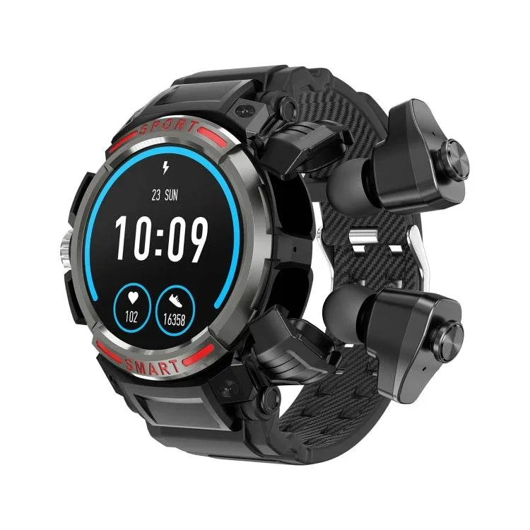 OVISEN GT100 Smart Watch with 1.39" TFT Display & Bluetooth Headset, Features Blood Oxygen Monitoring and Music Playback