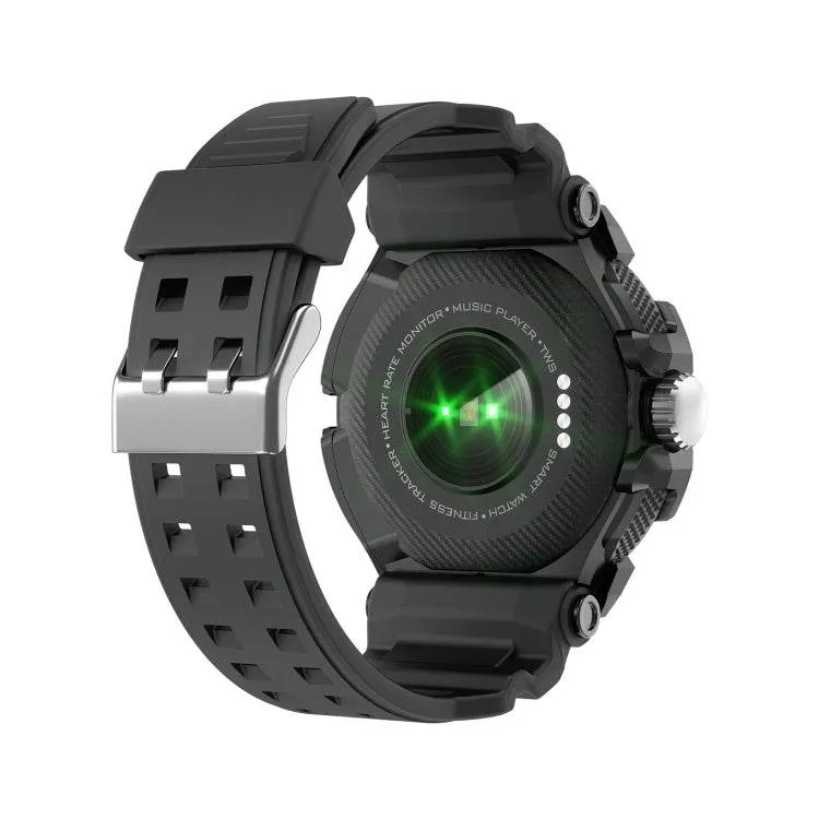 OVISEN GT100 Smart Watch with 1.39" TFT Display & Bluetooth Headset, Features Blood Oxygen Monitoring and Music Playback