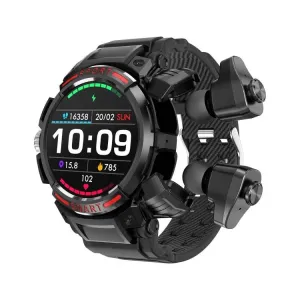 OVISEN GT100 Smart Watch with 1.39" TFT Display & Bluetooth Headset, Features Blood Oxygen Monitoring and Music Playback