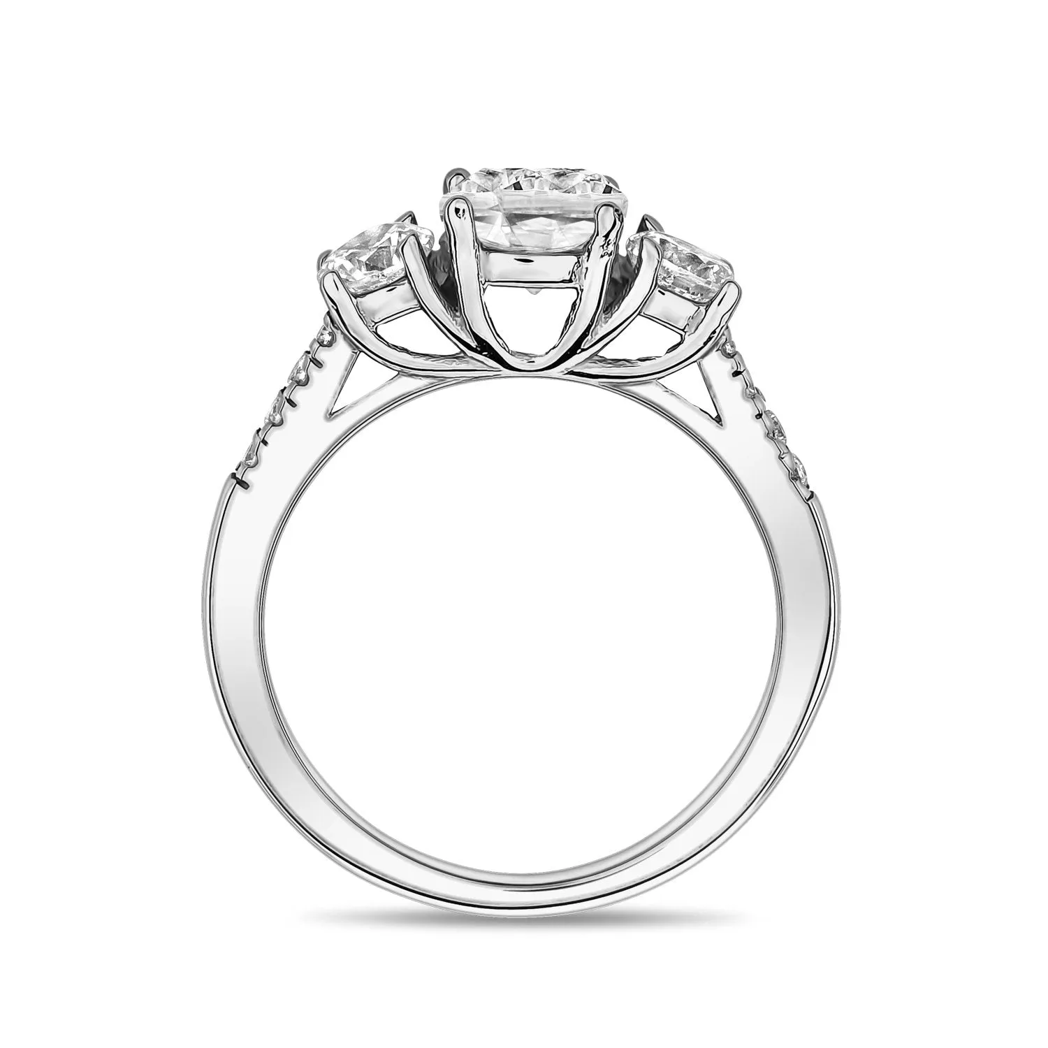 Round Trinity Ring