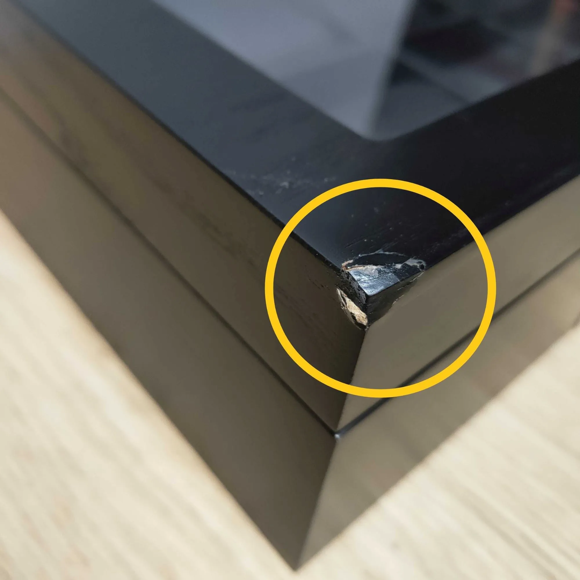 Seconds - 10 Slots Black Wooden Watch Box