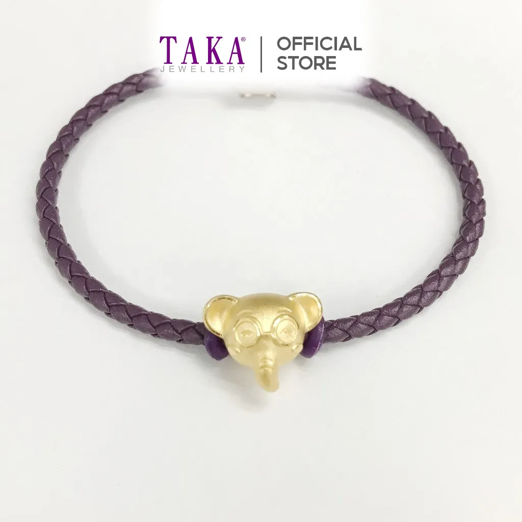 TAKA Jewellery 999 Pure Gold Charm Elephant