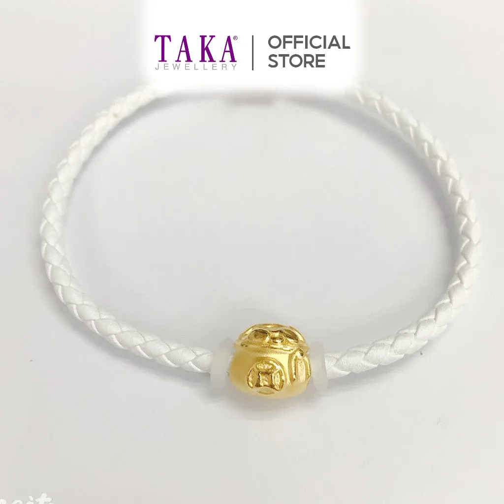 TAKA Jewellery 999 Pure Gold Charm Treasure Pot
