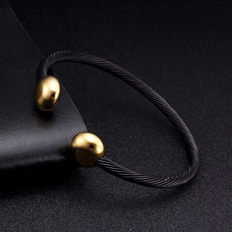 Thomas Stainless Steel Cuff Bracelet