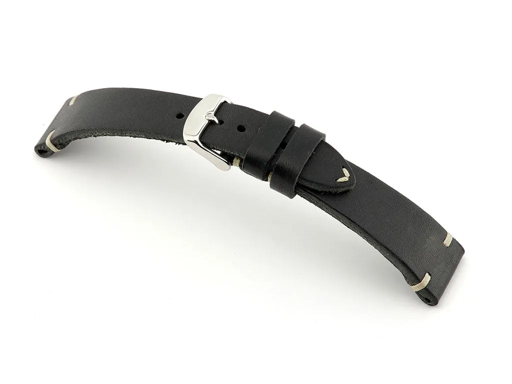 Watts - Black - Vintage Leather