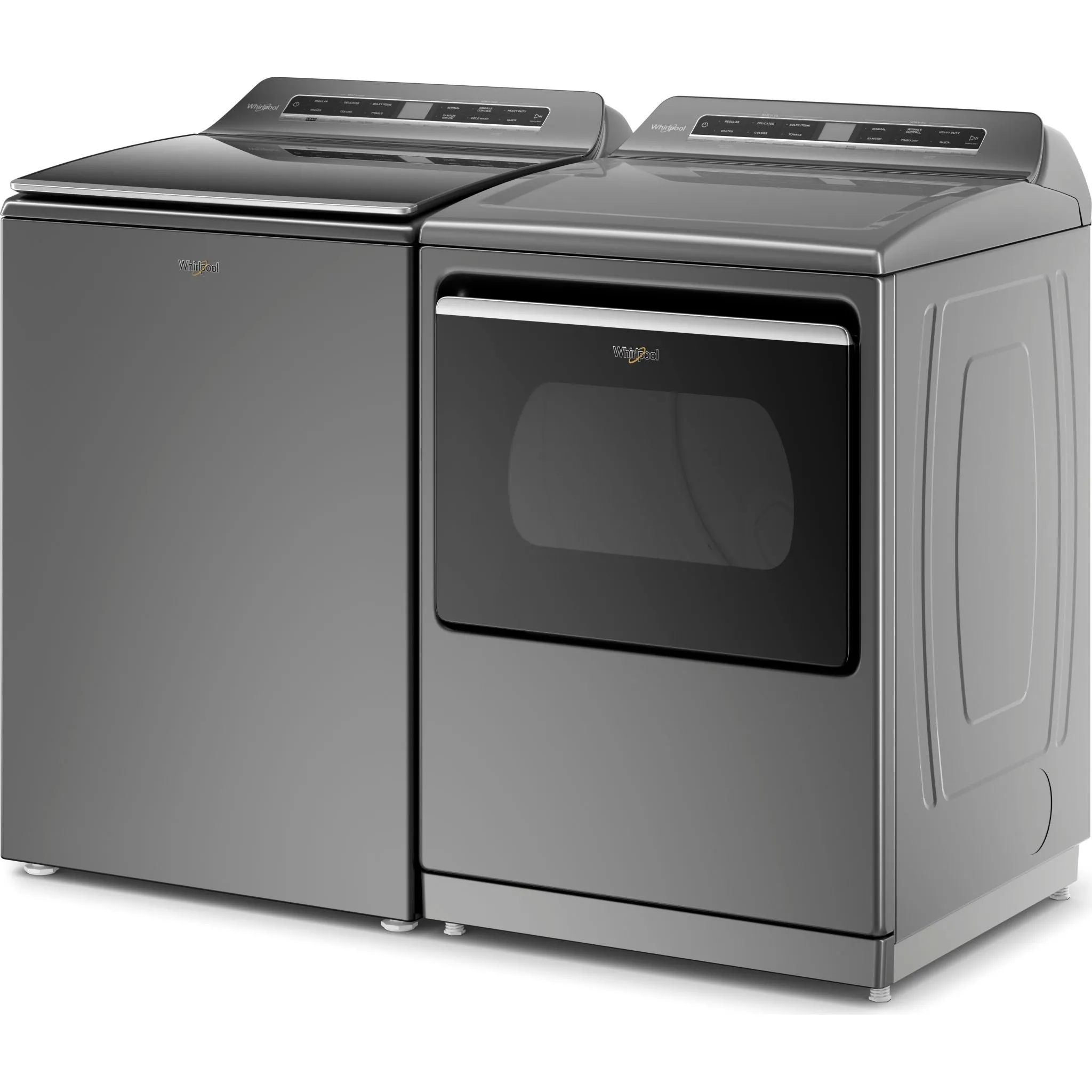 Whirlpool Top Load Pair (WHL1477669K) - Chrome Shadow